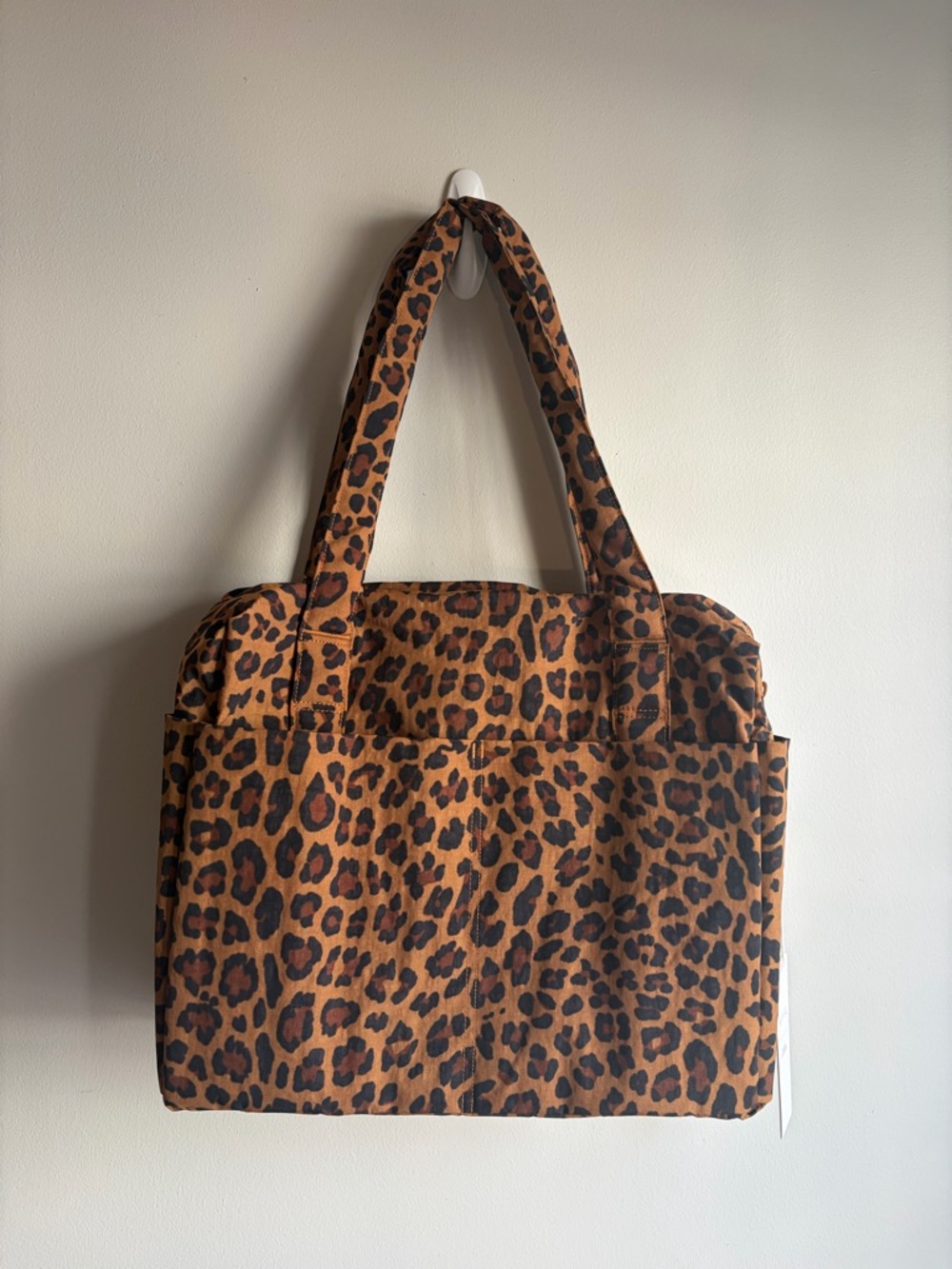 Baggu Small Cloud Carry On in Leopard